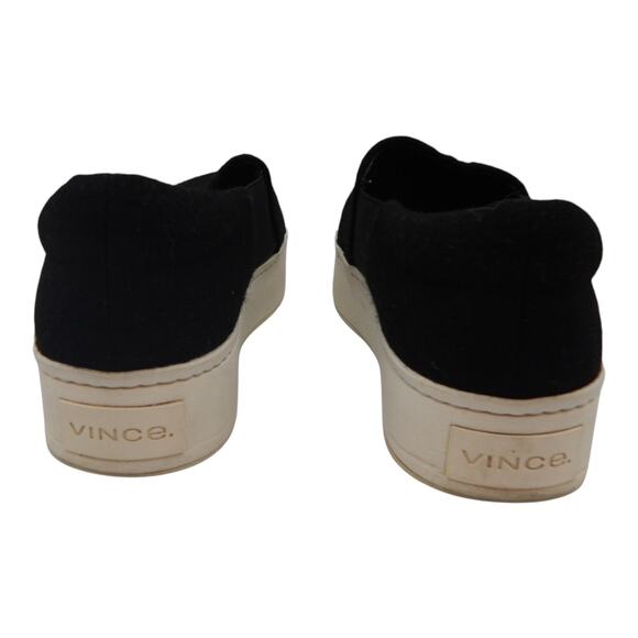 Vince Warren Suede Platform Sneakers Shoes Black Size 7.5M - Picture 3 of 8